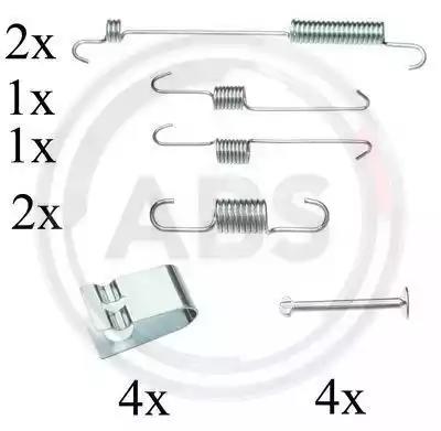 Комплектующие тормозная колодка 0846Q A.B.S.