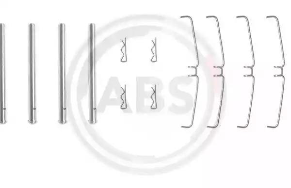 Комплектующие колодки дискового тормоза 0965Q ABS