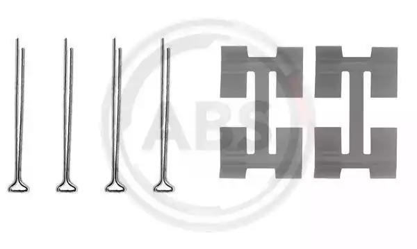 Комплектующие колодки дискового тормоза 0972Q ABS