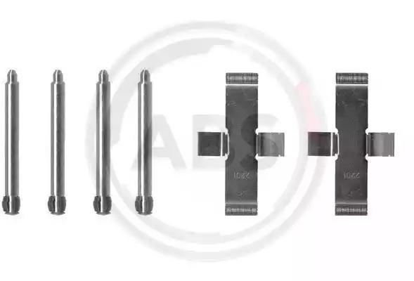 Комплект приладдя, накладка дискового гальма 1037Q A.B.S.