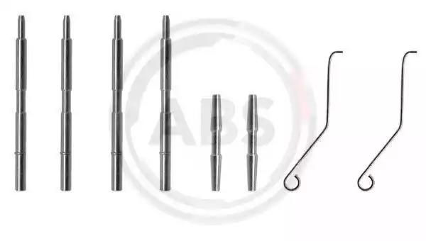 Комплект приладдя, накладка дискового гальма 1044Q ABS