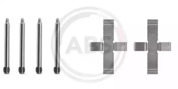 Комплектующие колодки дискового тормоза 1076Q A.B.S.