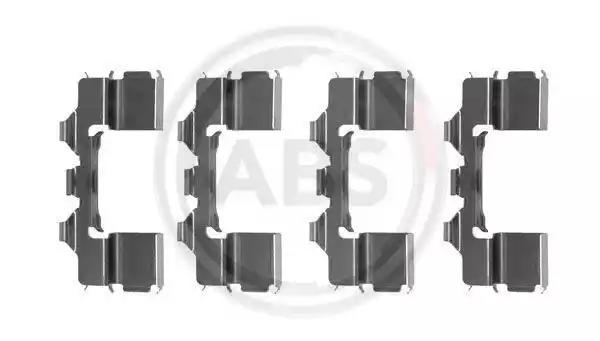 Комплектующие колодки дискового тормоза 1104Q A.B.S.