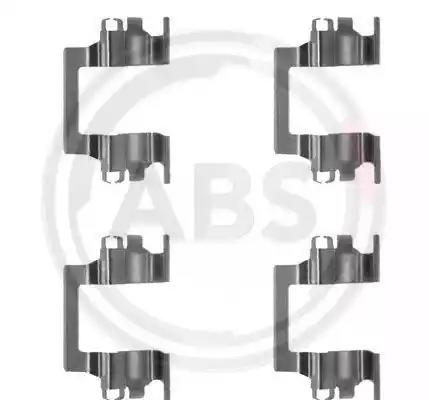 Комплектующие колодки дискового тормоза 1117Q A.B.S.