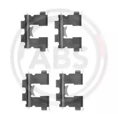 Комплектующие колодки дискового тормоза 1163Q A.B.S.