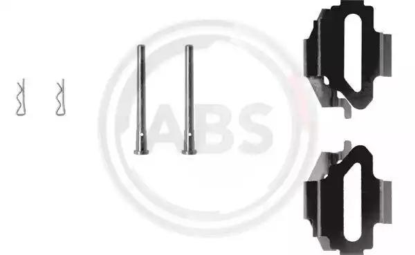 Комплект приладдя, накладка дискового гальма 1168Q A.B.S.