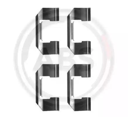 Комплектующие колодки дискового тормоза 1174Q A.B.S.