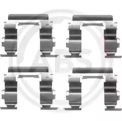 Комплектующие колодки дискового тормоза 1181Q A.B.S.