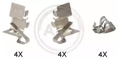 Комплектующие колодки дискового тормоза 1191Q A.B.S.