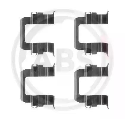 Комплектующие колодки дискового тормоза 1252Q A.B.S.