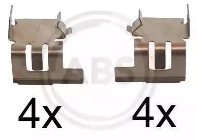 Комплектующие колодки дискового тормоза 1286Q A.B.S.
