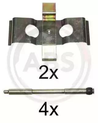 Комплект приладдя, накладка дискового гальма 1296Q A.B.S.