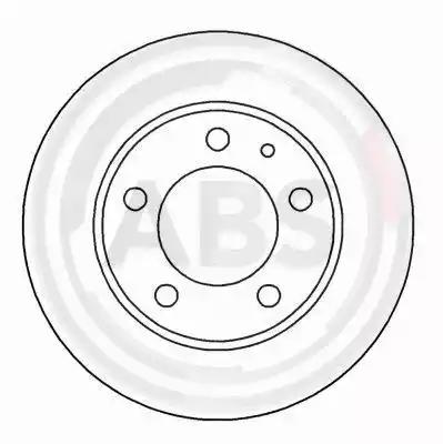 Тормозной диск 15769 A.B.S.