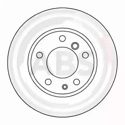 Гальмівний диск 15870 A.B.S.