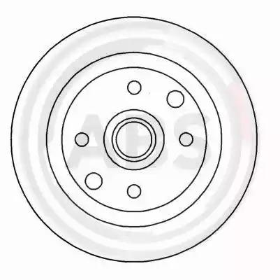 Гальмівний диск задн. cavalier/astra/kadevectra 87-95 15893 A.B.S.