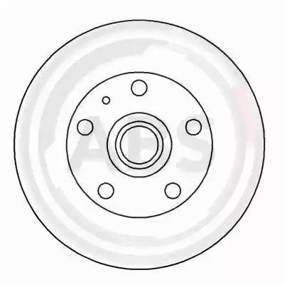 Гальмівний диск 15927 A.B.S.