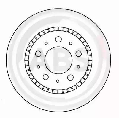 Тормозной диск 15932 A.B.S.