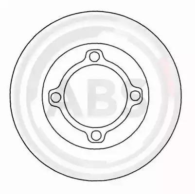 Тормозной диск 16017 A.B.S.