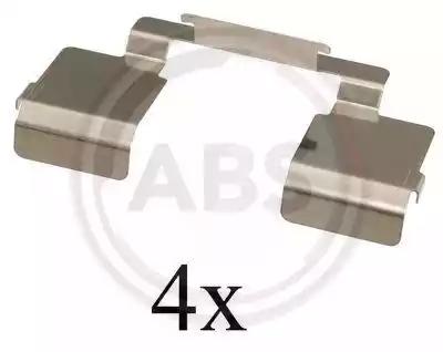 Комплектующие колодки дискового тормоза 1609Q A.B.S.