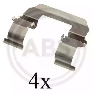 Комплектующие колодки дискового тормоза 1617Q A.B.S.