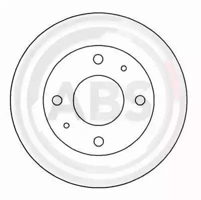 Тормозной диск 16194 A.B.S.