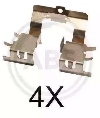 Комплектующие колодки дискового тормоза 1620Q A.B.S.