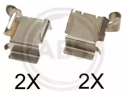 Комплектующие колодки дискового тормоза 1622Q A.B.S.