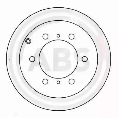 Гальмівний диск задн. challenger/galloper/l400/pajero 95-12 16471 ABS