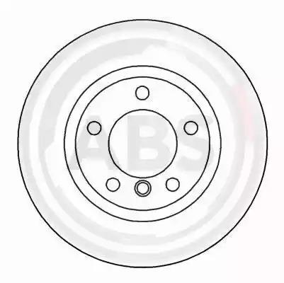 Тормозной диск 16537 A.B.S.