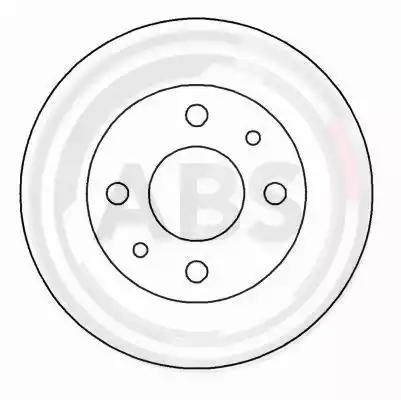 Диск гальмівний 16595 A B S