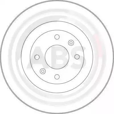 Тормозной диск 16921 A.B.S.