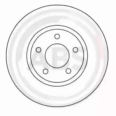 Тормозной диск 16949 A.B.S.