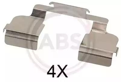 Монтажний к-кт гальмівних колодок 1698Q A.B.S.