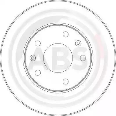 Гальмівний диск перед. freelander 98-06 17011 ABS