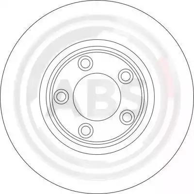 Тормозной диск 17049 A.B.S.