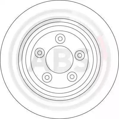 Тормозной диск 17078 A.B.S.