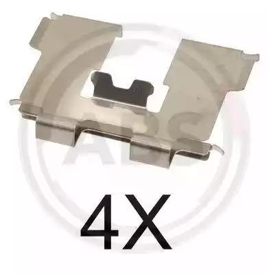 Комплектующие колодки дискового тормоза 1717Q A.B.S.