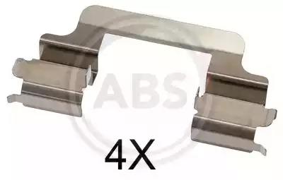 Комплектующие колодки дискового тормоза 1727Q A.B.S.