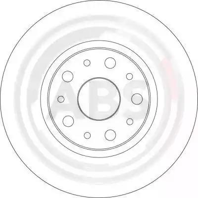Тормозной диск 17387 A.B.S.