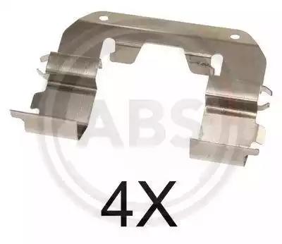 Комплектующие колодки дискового тормоза 1767Q A.B.S.