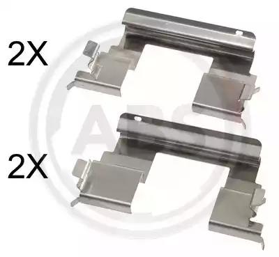 Комплектующие колодки дискового тормоза 1783Q A.B.S.