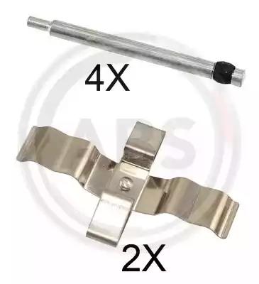 Комплект приладдя, накладка дискового гальма 1794Q A.B.S.