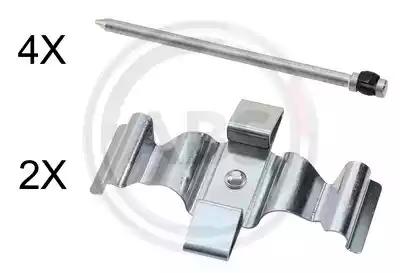 Комплект приладдя, накладка дискового гальма 1829Q A.B.S.