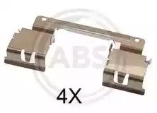 Комплектующие колодки дискового тормоза 1838Q A.B.S.