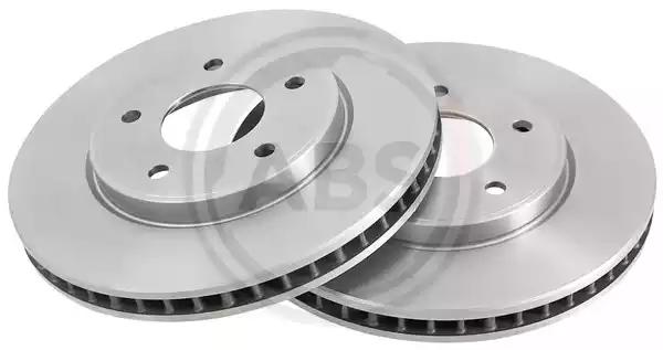 Tarcza hamulc. nissan leaf 10- przód 18495 A.B.S.