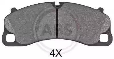 Klocki hamulc. porsche 911 991 13-21 przód 35094 A.B.S.