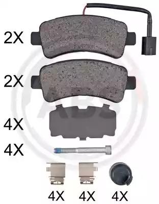 Гальмівні колодки зад. jumper/ducato/boxer 06- brembo 35116 A.B.S.