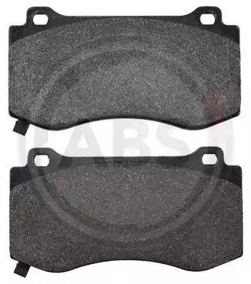 Комплект тормозных колодок дисковый тормоз 37705 A.B.S.