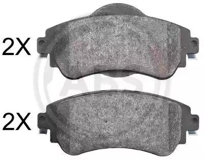 Гальмівні колодки пер. c4/ds4 10-21 37890 A.B.S.