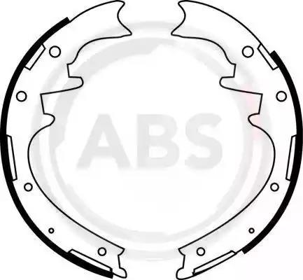 Комплект тормозных колодок 40705 A.B.S.